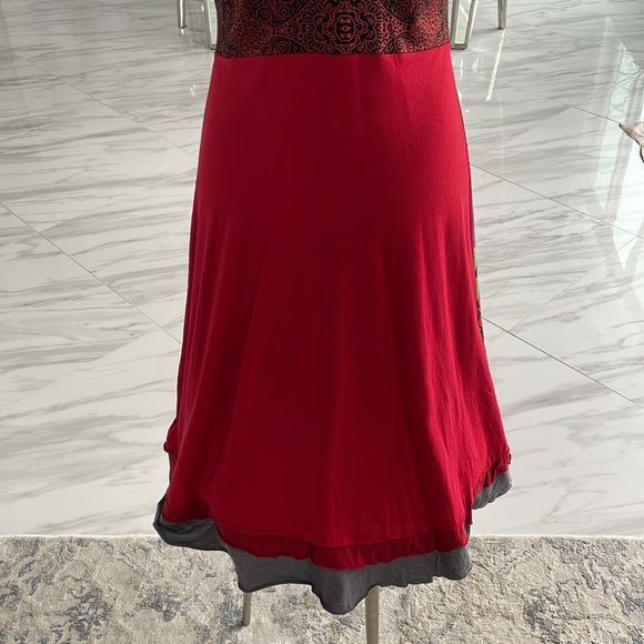 Desigual Women’s Multicolor A-line Short Sleeve Dress Size Small - Picture 6 of 14